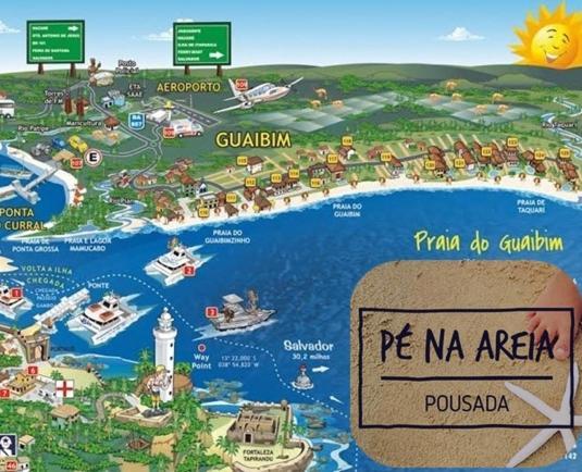 Chales Suites Pe Na Areia Guaibim Zewnętrze zdjęcie